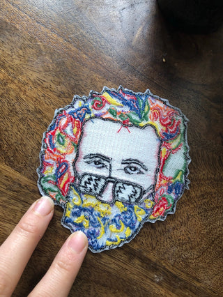 Sew-On/ Iron-on Jerry Garcia Patch - Small Business Made