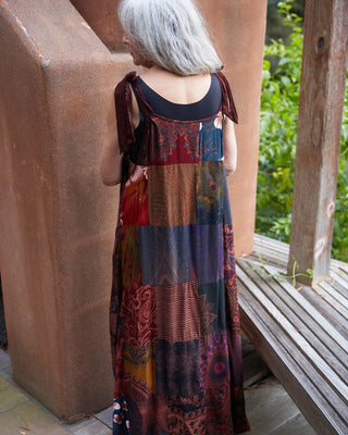 Afternoon Tea Earthy Patchwork Dress