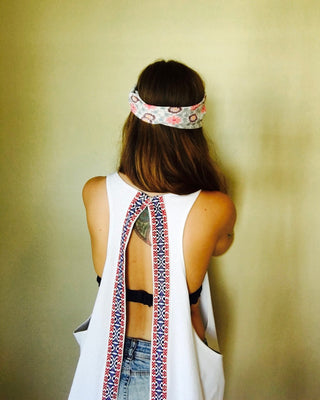 Grateful Dead Steal Your Face Open Back Upcycled Tank